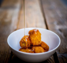 Baked Banana with Honey and Coconut